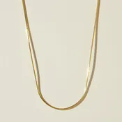 1.2 mm Round Snake Chain Necklace