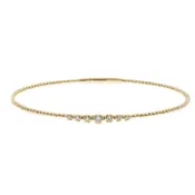 7 Diamond Beaded Bangle