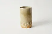 Amber Drip Vase