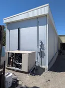 12 x 48 x 11.5 Tall Walk-In Freezer. OutDoor. 1-2 fan evap Coil, & 1-3 Fan Evap Coil.