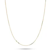 0.6mm Lite Box Chain in Gold