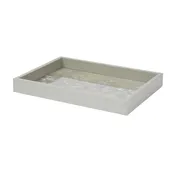 11x 8 Chinoiserie Tray Gray