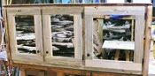 Beetle Kill Mirrored Medicine Cabinet