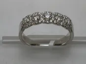 14 Karat White Gold Diamond Anniversary Ring With 0.50Tw Round F Vs1 Diamonds