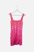 Biarritz Sequin Mini Dress in Pink Sunset Multi NWT