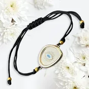 Adjustable Golden Mati / Evil Eye Bracelet