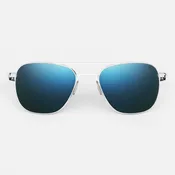 Aviator - 23k White Gold &amp;amp; Cobalt