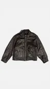 90's Leather Flight Jacket — SANITHRIFT