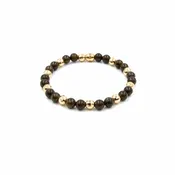 Aire Gold & Buffalo Bead Bracelet – 18 Karat Red Gold® | Chris Aire Beverly Hills