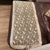 (1/2) Gold Silk Table Runner