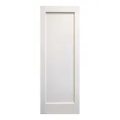 30 Inch Single Panel Shaker Style Interior Door – Primed Pine
