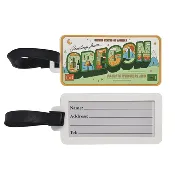 Greetings From Oregon License Luggage Tag