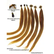 12" Hair Extension Glued-Hair Training Kit (#3441)