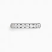 Lab-Grown Diamond Channel Wedding Band
