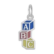 ABC Baby Blocks Charm