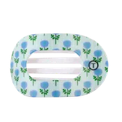 Blue Marigold | Large | Flat Round Hair Clip
