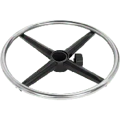19" Metal Chrome Foot Rest Ring for Herman Miller and Other Office Stools by OLS