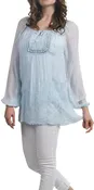 Crochet Silk Blouse