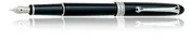Aurora 88 Small Fountain Pen Black with Nik Argenta Trim