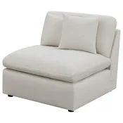 Alpine Ivory Armless Chair