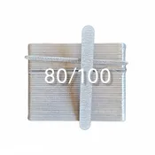 All Nail File Mini 80/100 Zebra 50 pc #F518