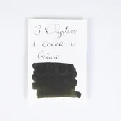 3 Oysters Giwa Dark Green (38ml) Bottled Ink (I-Color-U)