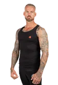 Adams Stretch Tank Top - Black