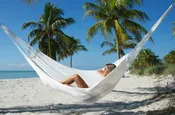 Caribbean Mayan Hammock WHITE