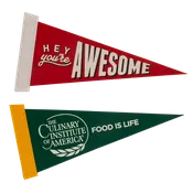 4" x 10" Colored Felt Pennant