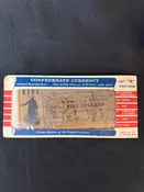 Vintage Antiqued Reproductions Confederate Currency Bills Set B