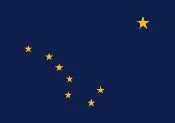 Alaska State Flag Vinyl Sticker