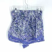 ATHLETA Lilac Teal Spotted Women Size X-SMALL Shorts