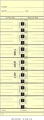 33-2: Monday-Sunday Weekly or Bi-Weekly Time Cards, Box of 1000
