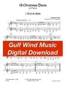 16 Christmas Duets for horns arr. Matchett - DIGITAL