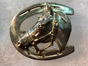 Horse ahead Belt Buckle