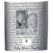 50th Anniversary Love Never Fails Frame by Roman