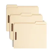 100% Recycled Reinforced Tab Fastener File Folders