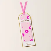 Acrylic Bookmark-Darling Daisy Hot Pink