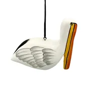 American White Pelican Balsa Ornament