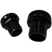 1-1/2 inch Slip by Slip Bulkhead - Black