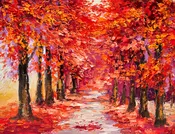 Full Bloom Autumn Giclee