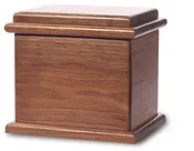 Deluxe Wood Urn – Oak Dark Walnut Stain