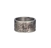 Sterling Silver Industrial Barrel Ring