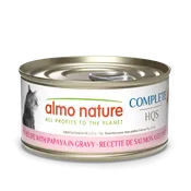 Almo Nature HQS Complete Salmon recipe with Papaya in gravy, 70g/2.47oz