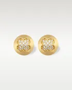 0.35ct Cluster Diamond Stud Earrings in 14K Yellow Gold