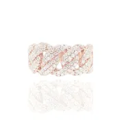 14mm Cuban Diamond Ring
