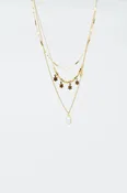 3 in 1 necklace with star and pearl detail