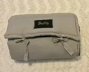 Janiebee Luxury Quilted Nap MatsALL MATSBlack and White Seersucker Nap Mat