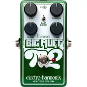 EHX Electro-Harmonix Bass Big Muff Pi 2 Dual Op-Amp Fuzz Bass Effect Pedal