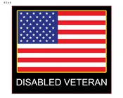 Disabled Veteran Window Decal